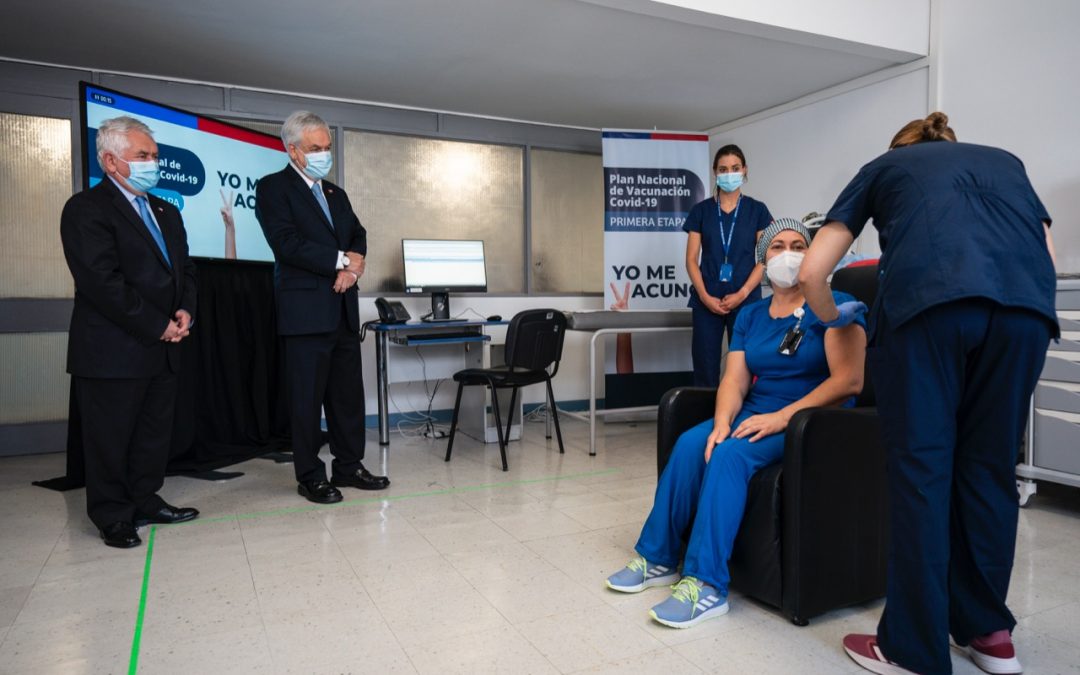 Chile inicia la vacunación contra el coronavirus