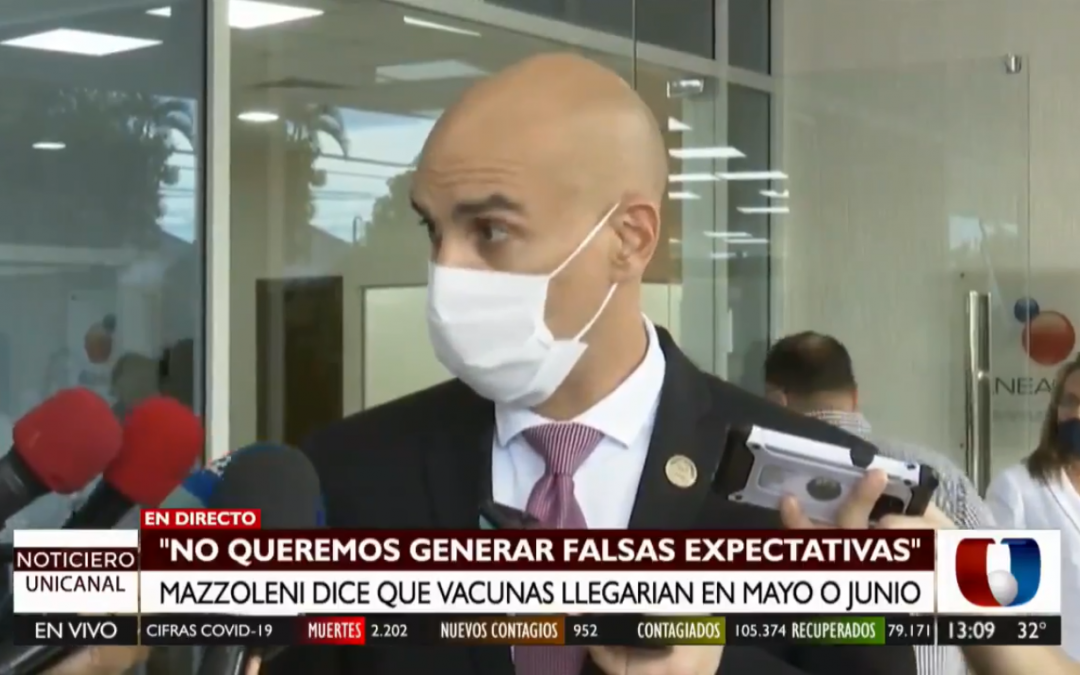 Vacunas contra el coronavirus llegarían en mayo o junio
