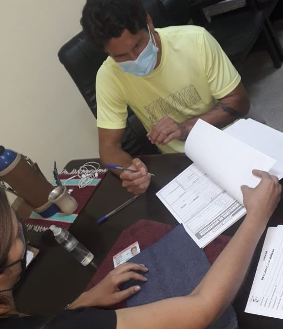 Haedo Valdez solicitó su inscripción al Registro Cívico Permanente