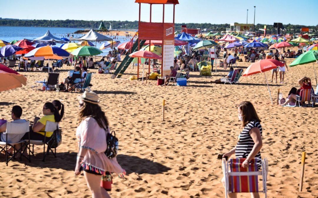 Playas encarnacenas en modo COVID