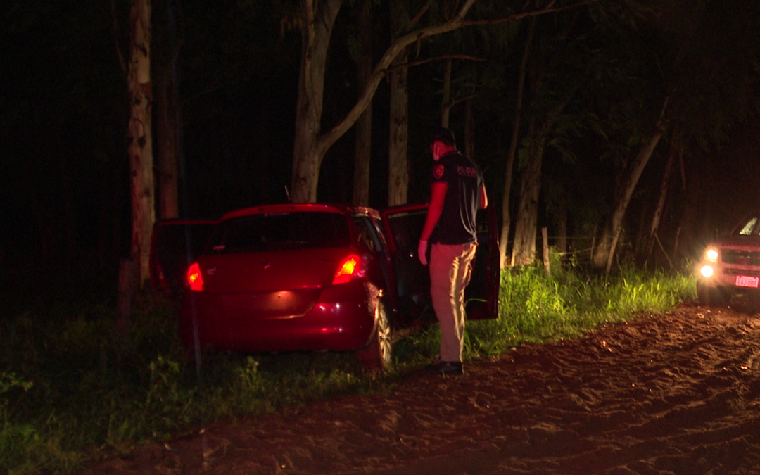 Vehículo abandonado fue utilizado para asalto