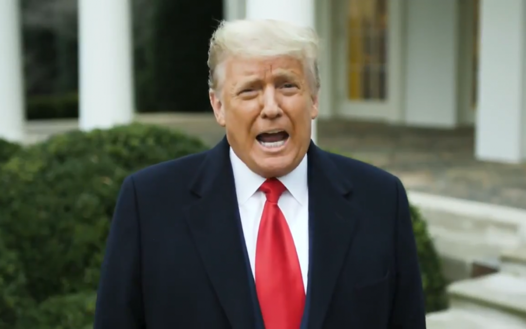 “Vayan a casa en paz, estoy con ustedes”, dice Trump a partidarios