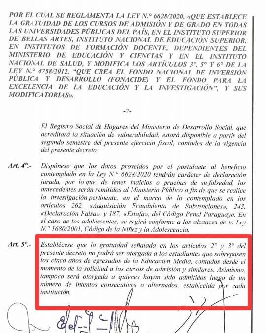 Ejecutivo reglamenta ley de Arancel Cero