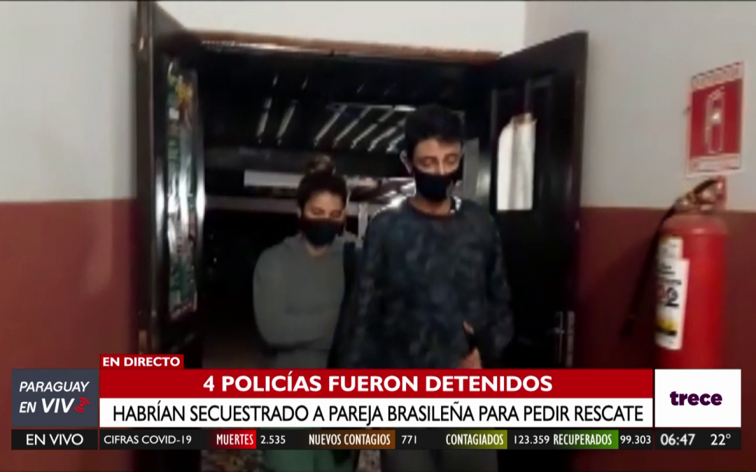 Policías secuestraron y amenazaron a turistas brasileros
