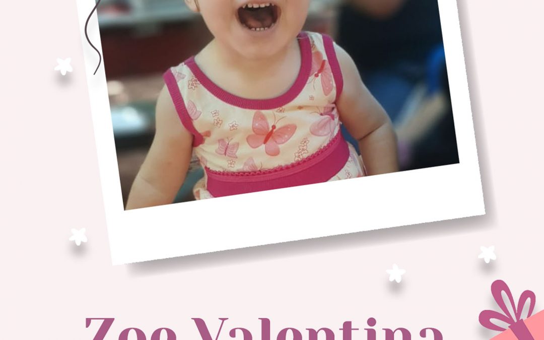 Zoe Valentina ganó sorteo mundial y recibirá el Zolgensma