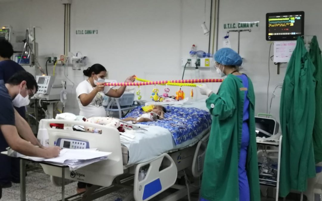 Bebé con AME fue sometido a asistencia respiratoria no invasiva