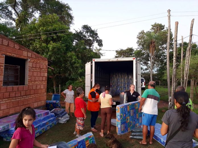 Más de 4.000 familias afectadas por los temporales, fueron asistidas