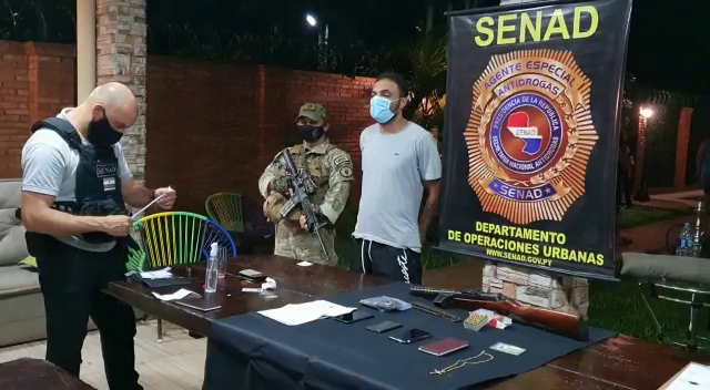 Senad: capturan a supuesto criminal relacionado con el Comando Vermelho