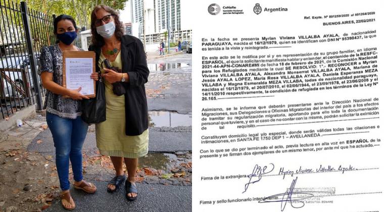 CONARE otorgó refugio político a familiares de Carmen Villalba