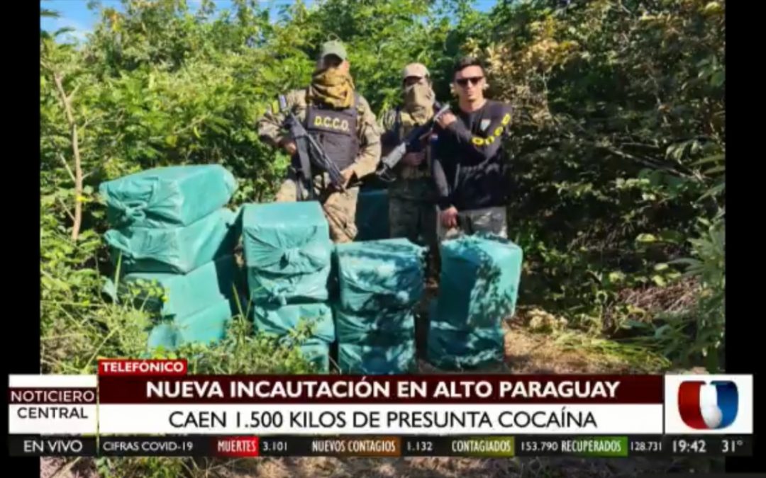 Incautan 1.500 kilos de cocaína en el Chaco