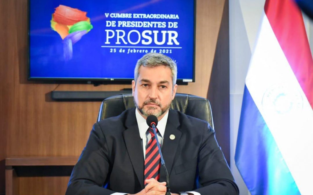 Prosur: Mario Abdo pide equidad en distribución de vacunas anticovid