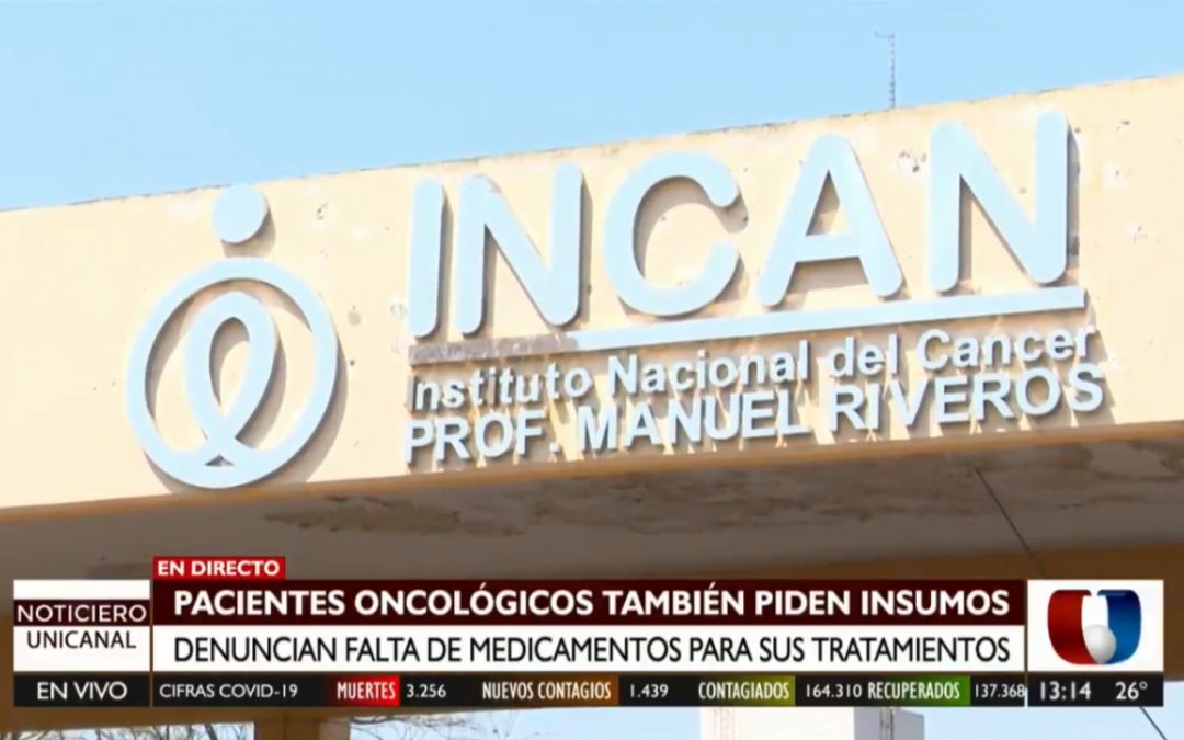 Pacientes oncológicos también claman por medicamentos