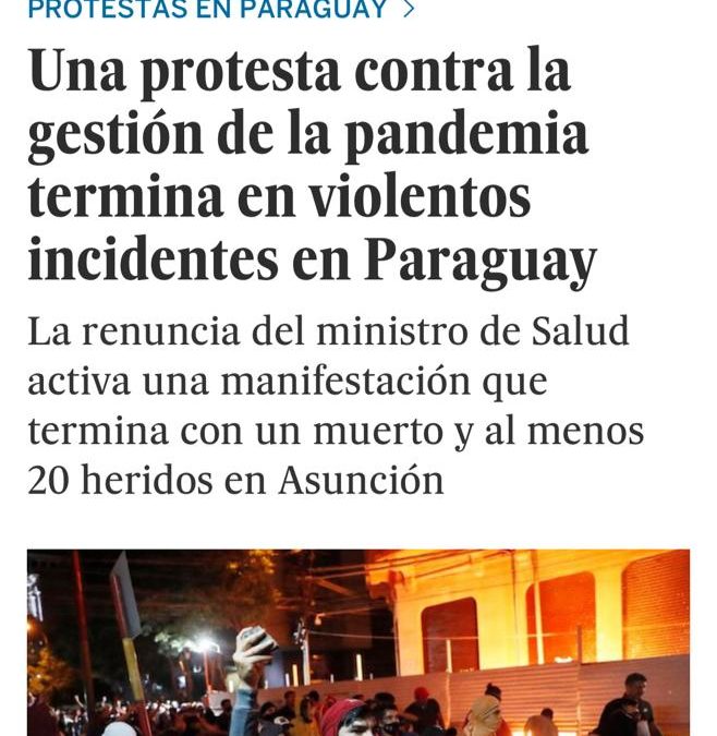 Movilización ciudadana en el país, provocó repercusiones internacionales