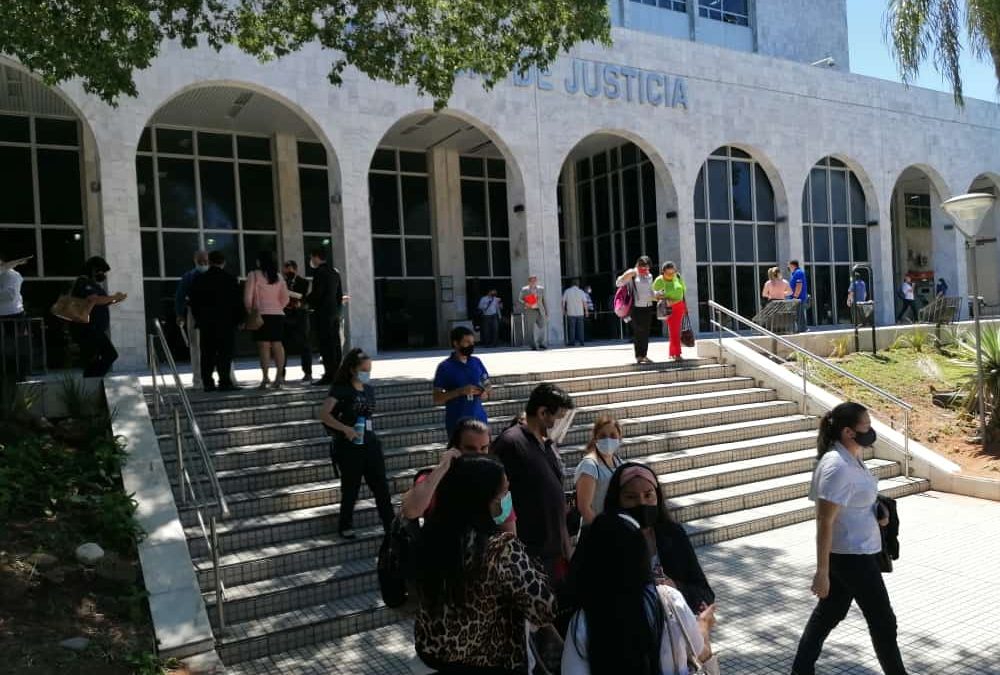Evacuan Palacio de Justicia por amenaza de bomba