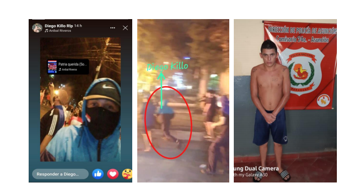 “Barras” serían los que protagonizaron actos vandálicos durante protesta