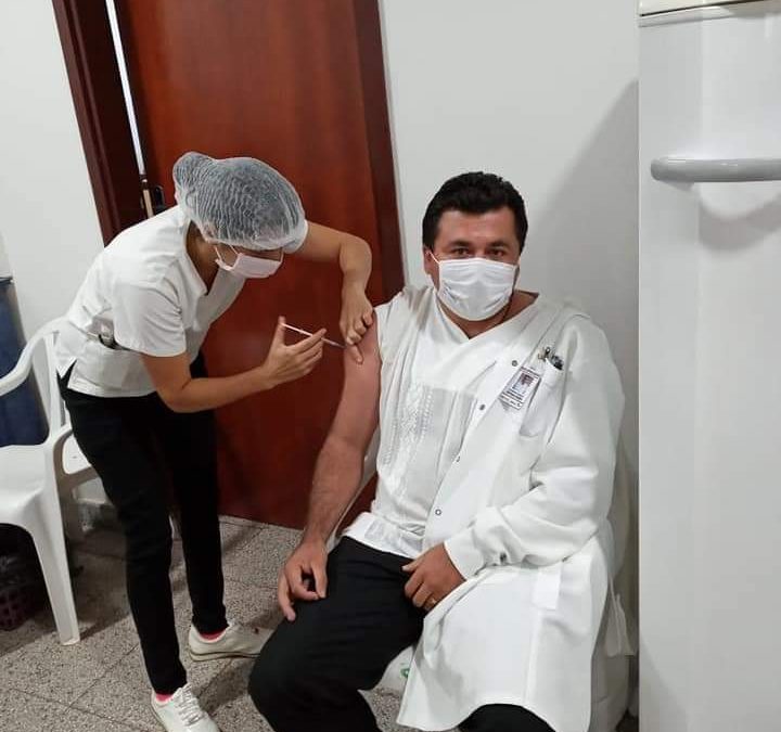Vacunación anticovid inició en Caaguazú