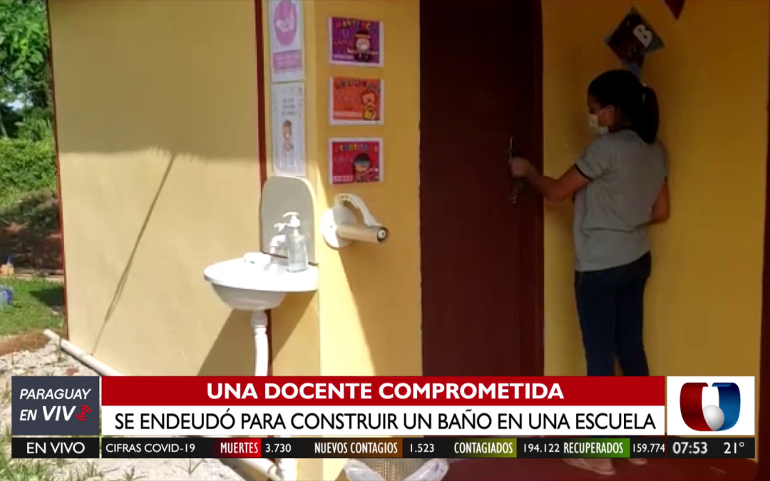 San Pedro: docente se endeuda para culminar obras en una escuela