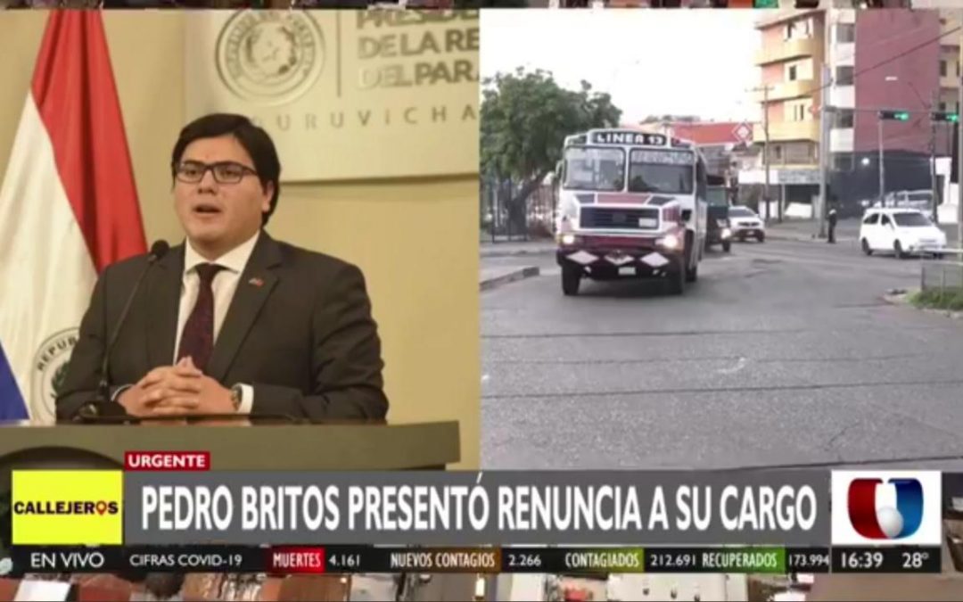 Renuncia a su cargo el viceministro de Transporte, Pedro Britos