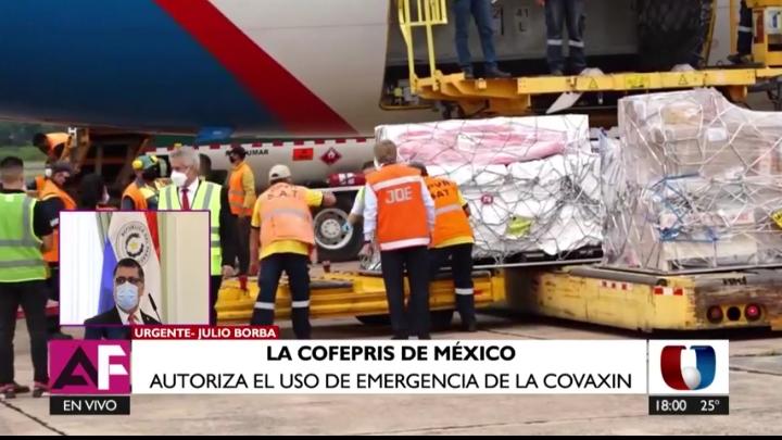México autoriza uso de la vacuna india Covaxin