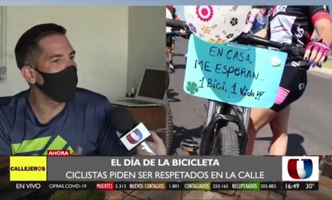 Día de la Bicicleta: ciclistas exigen respeto al pedalear por las calles