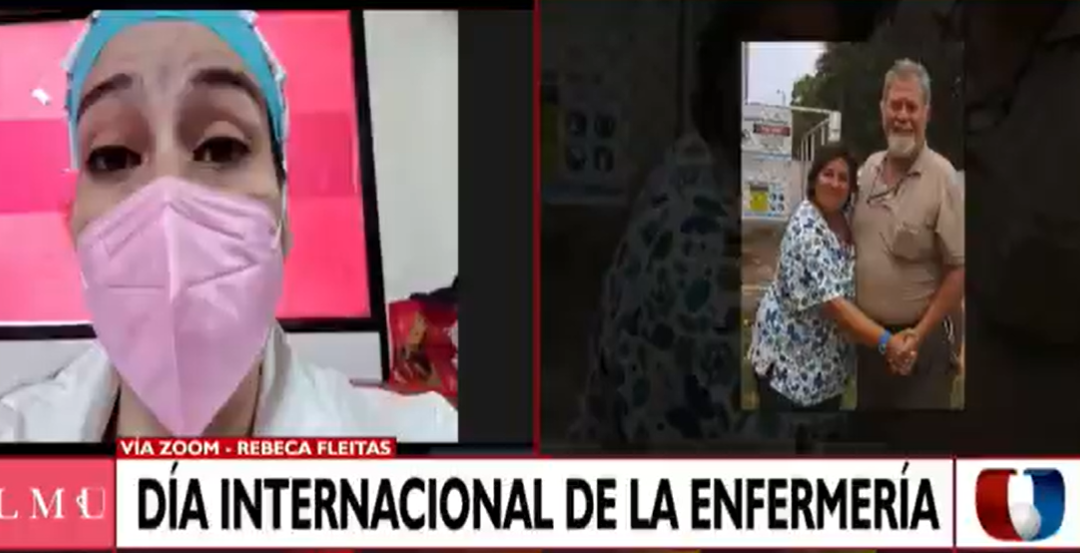 Enfermera perdió a sus padres por el Covid-19 y quiere seguir el legado de su madre