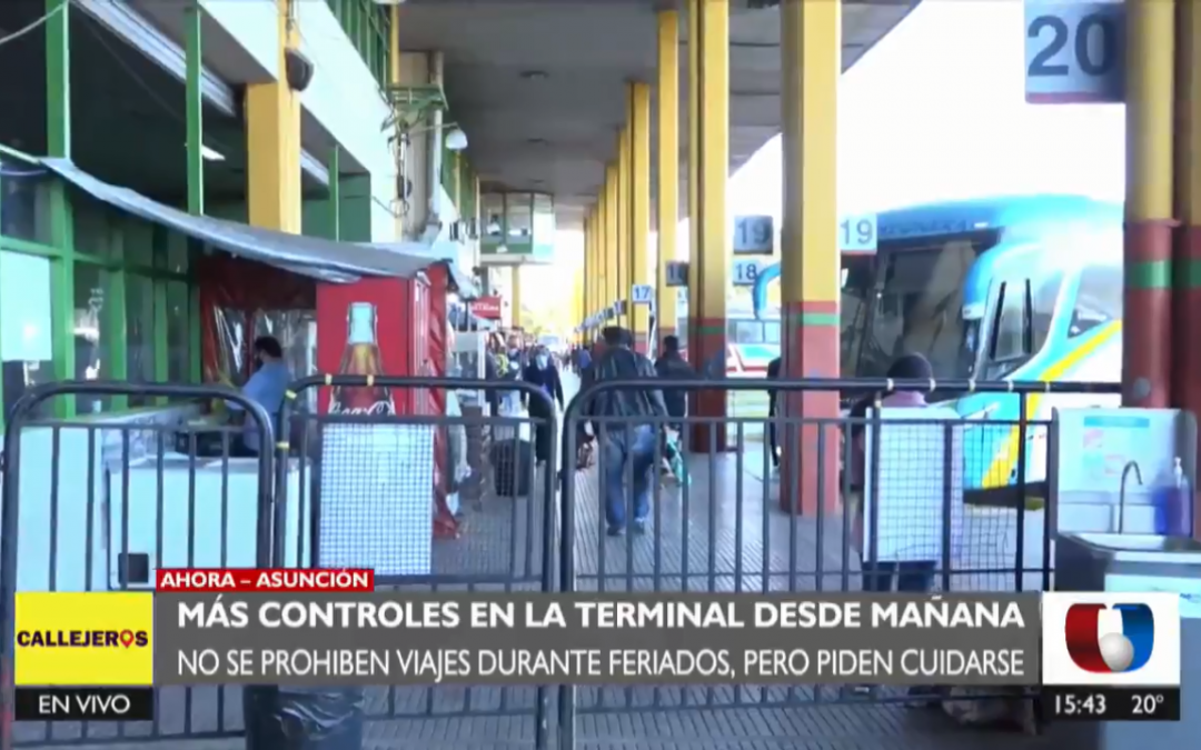 Terminal de Ómnibus: anuncian estrictos controles desde mañana