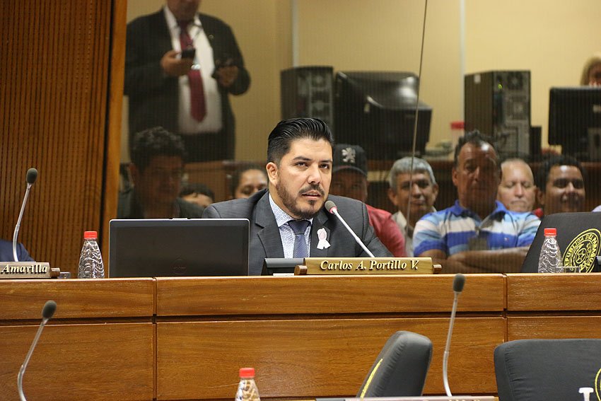 Diputado Carlos Portillo pierde su investidura