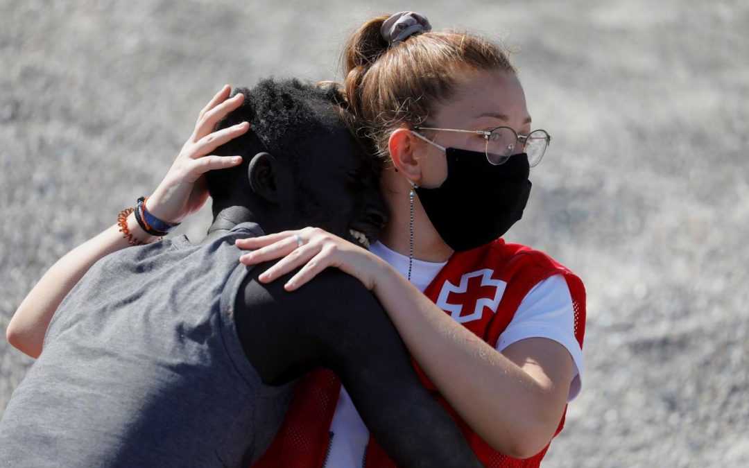 El abrazo más conmovedor en España que fue viral
