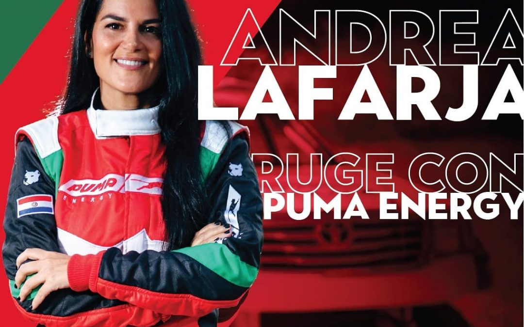 Andrea Lafarja, piloto oficial de Puma Energy