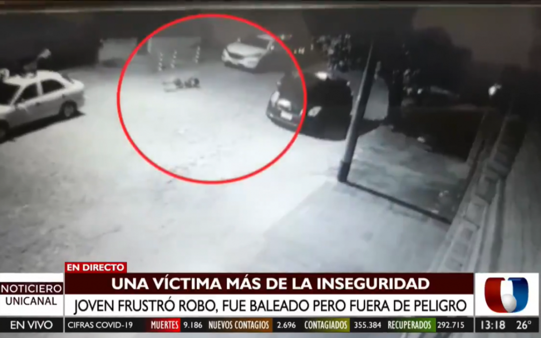 Joven que intentó evitar asalto y fue baleado está fuera de peligro