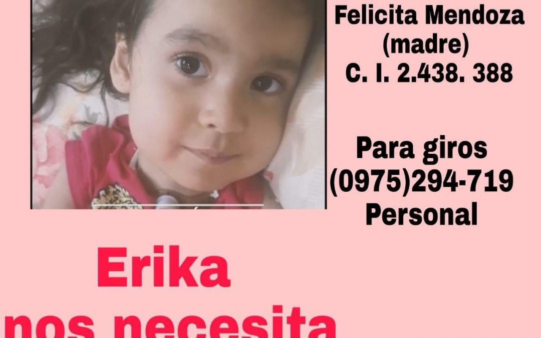 CDE: niña con AME sigue apelando a la solidaridad