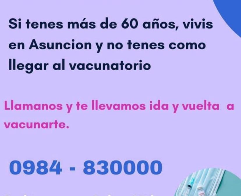 “PadriMóvil Vac”: traslado solidario para vacunación anticovid de adultos