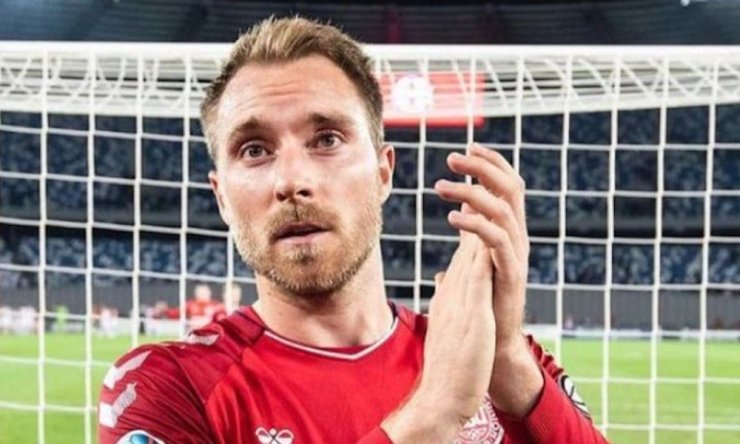 Eriksen se mostró animado en sus redes sociales