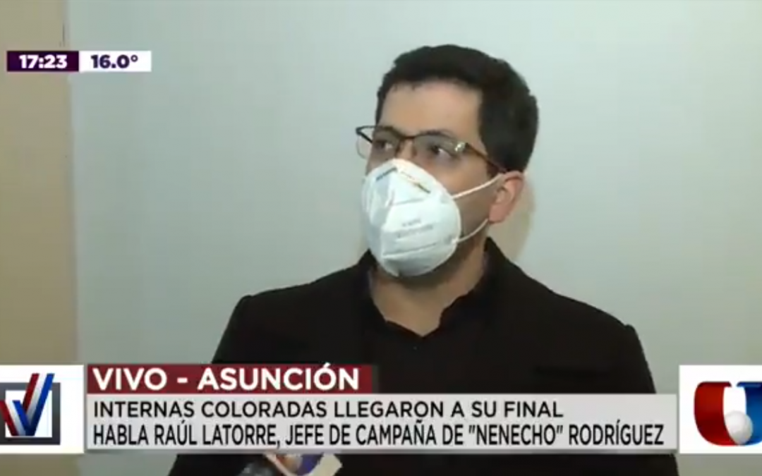 Jefe de campaña de “Nenecho” estima una participación del 30% en internas de la ANR
