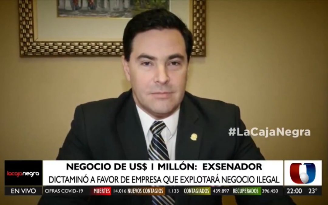 Exsenador Estigarribia avaló legalización de negocio con máquinas callejeras