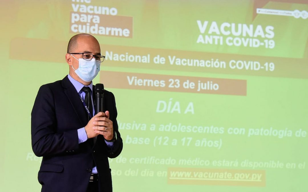 Vacunarán contra el Covid-19 a adolescentes con factores de riesgo este viernes 23