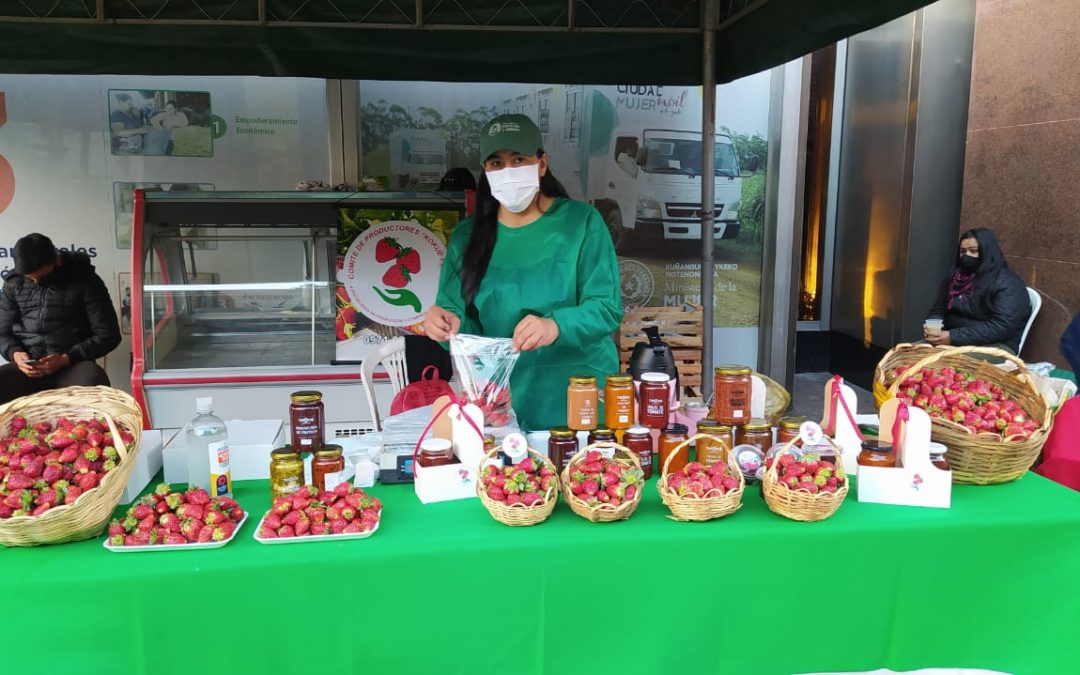 Realizan feria de frutillas y hortalizas en simultáneo en Asunción y San Lorenzo