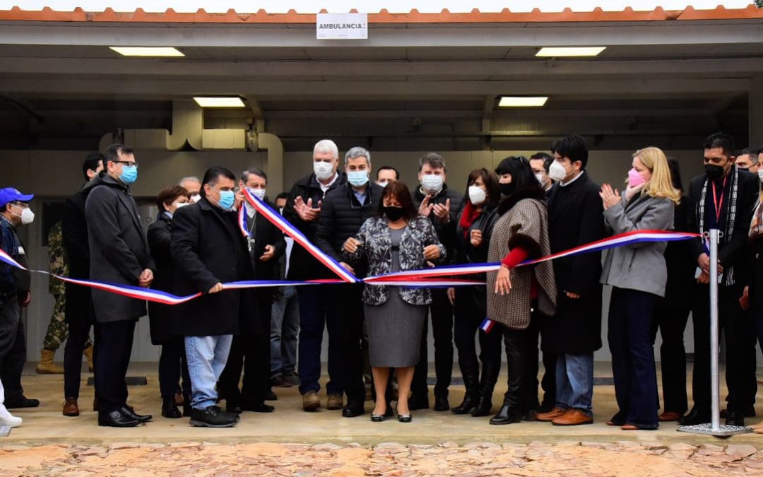 Abdo inaugura pabellón de contingencia en Caacupé