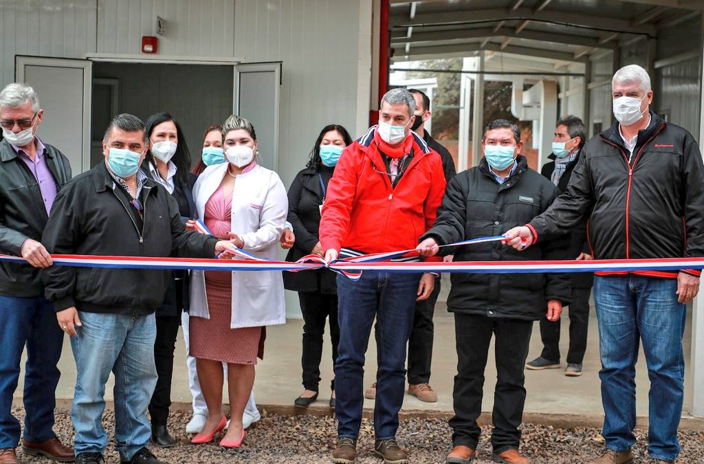 Abdo inaugura primer pabellón de contingencia en el Chaco