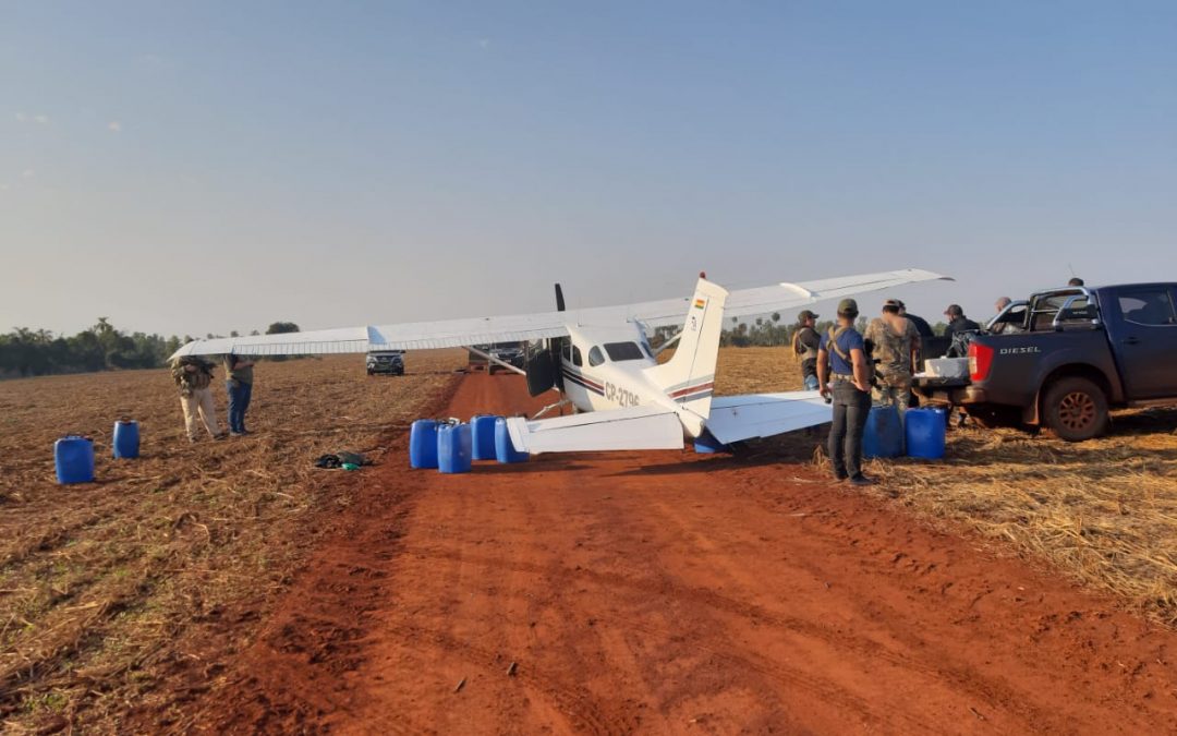“Operativo Sol Naciente”: incautan aeronave con cocaína en Alto Paraná