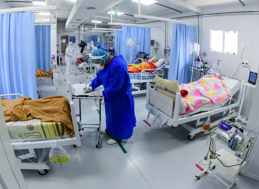 Variante delta: pacientes internados están estables