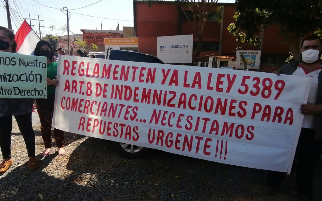 Comerciantes de Tres Bocas exigen indemnización por obras de túnel