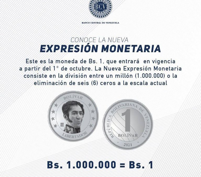 Venezuela: eliminan más ceros al bolívar, pero no luchan contra la hiperinflación