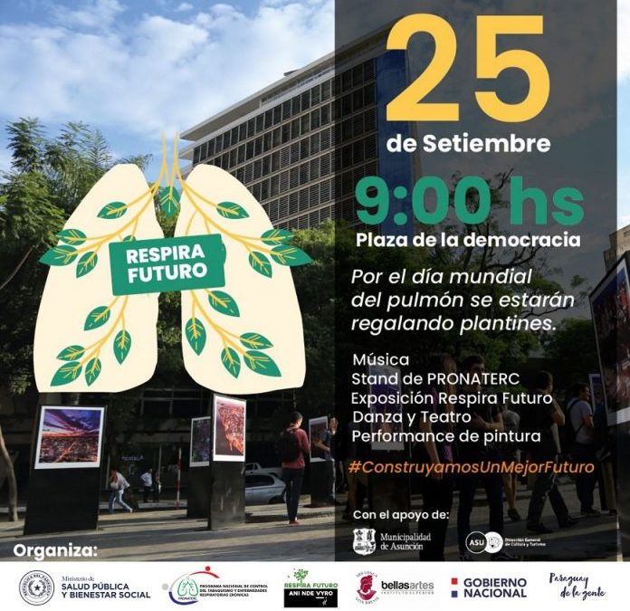 Concientizan sobre la calidad del aire que respiramos por el “Día Mundial del Pulmón”
