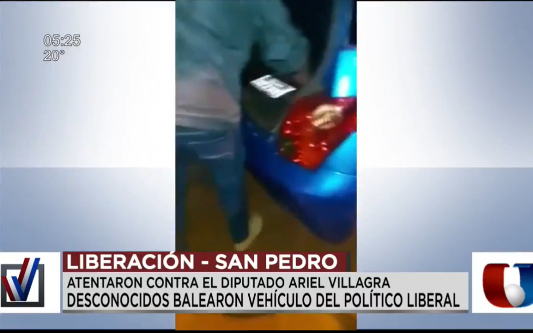 Balearon vehículo en el que iba un diputado liberal