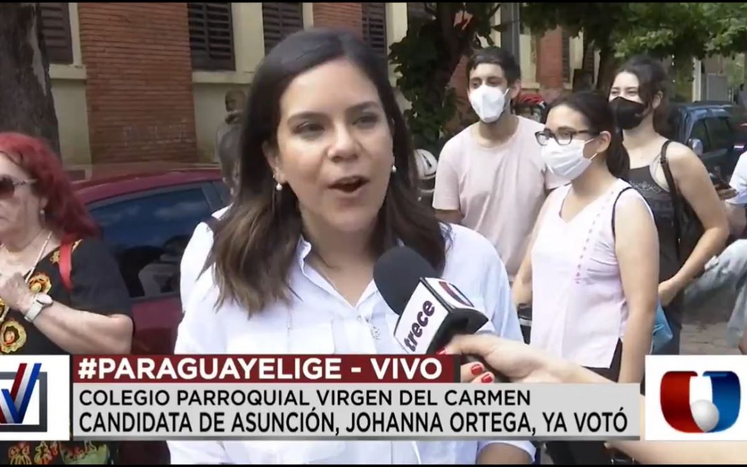 Johanna Ortega pide respetar el proceso democrático
