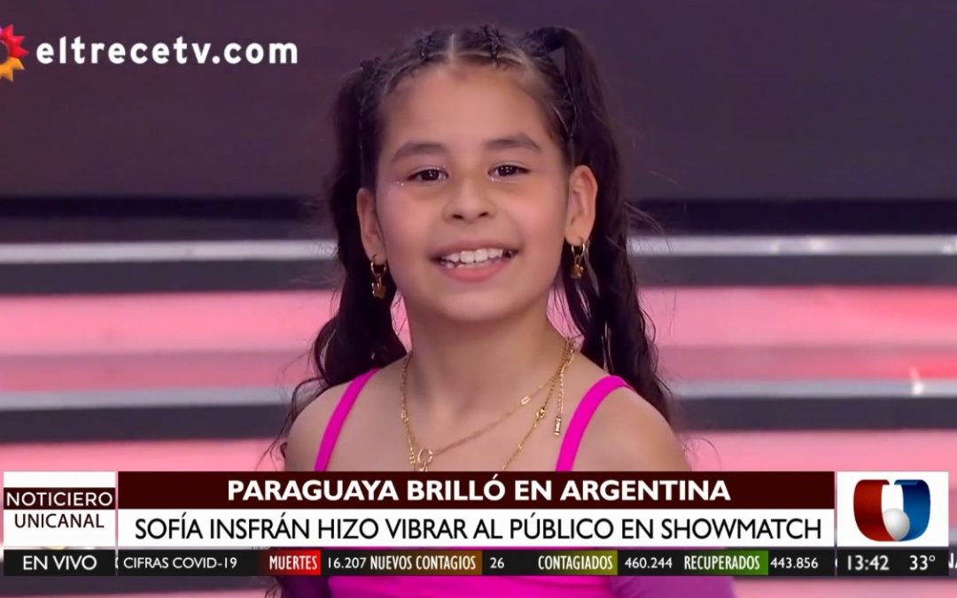 Sofía, la paraguaya que brilló y emocionó en ShowMatch de Argentina