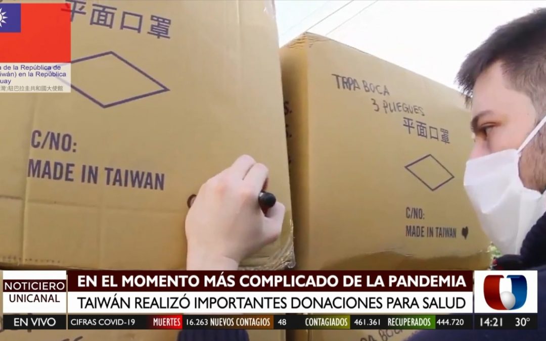 En el momento más crítico, Taiwán realizó importantes donaciones a Salud