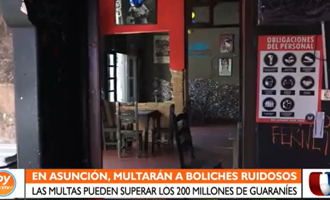 Municipio de Asunción realizará controles a bares, por denuncias de polución sonora
