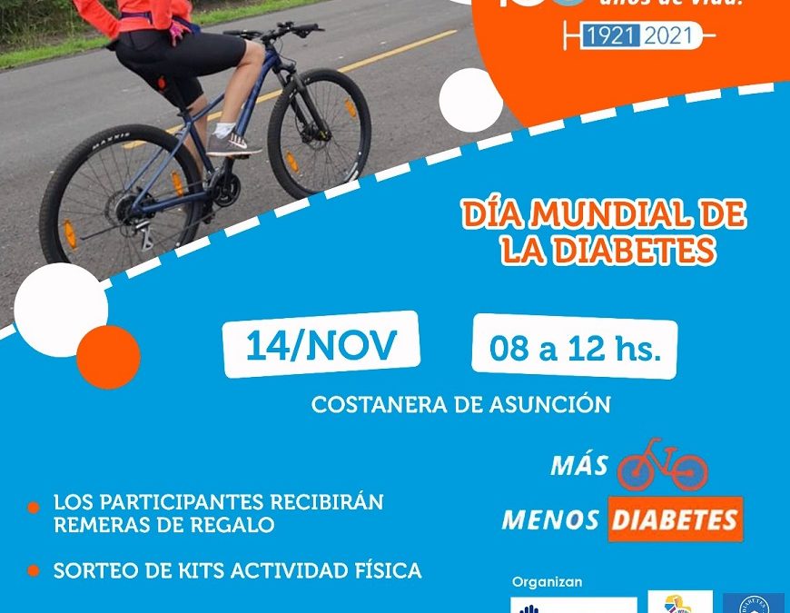 Realizarán jornada activa en la Costanera de Asunción por el ‘Día Mundial de la Diabetes’